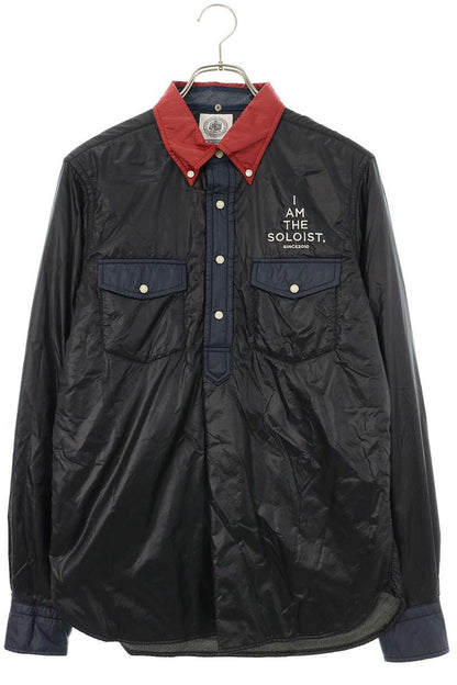 J.PRESS x TheSoloIst Nylon Double Pocket Shirt Black Size M