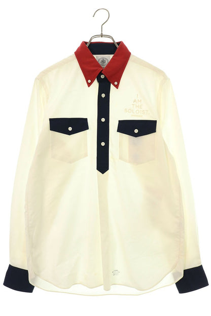 J.PRESS x TheSoloIst Double Pocket Pullover Multi Size M