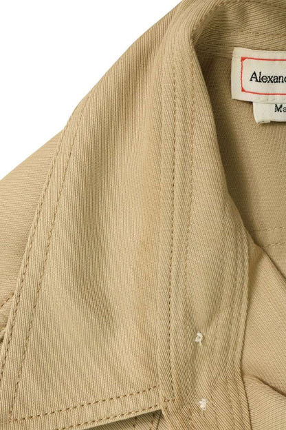 Alexander McQUEEN 24SS Double Pocket Shirt Beige Size 50