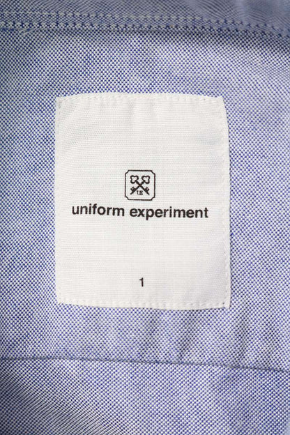 uniform experiment Sleeve Paneled Cotton Shirt Navy Size 1