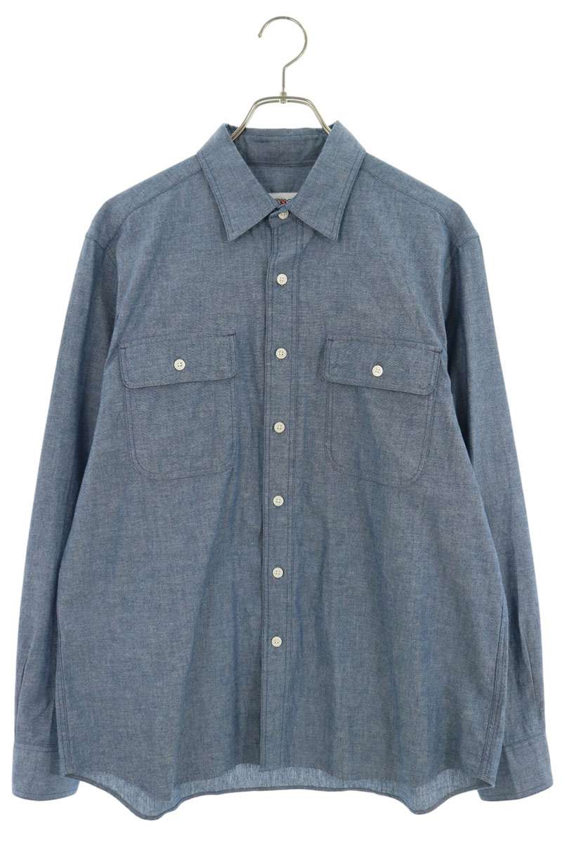 uniform experiment Navy Back Embroidery Work Shirt Size 1