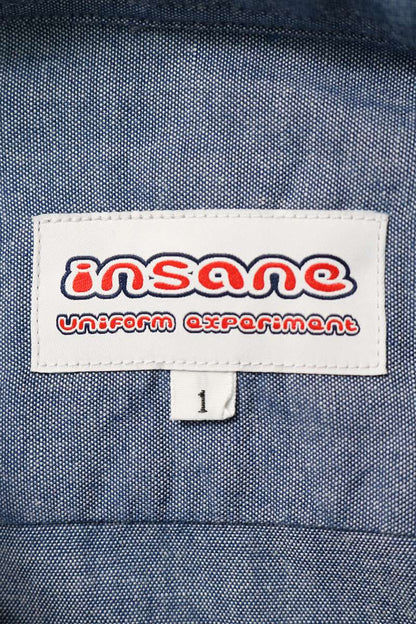 uniform experiment Navy Back Embroidery Work Shirt Size 1