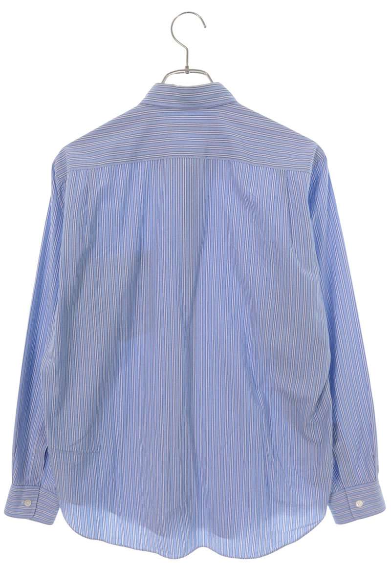 COMME des GARCONS HOMME AD2003 Stripe Shirt Blue Size S