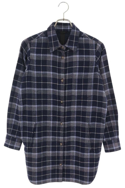 Chrome Hearts Back Flare Knee Cross Patch Shirt Navy Size M