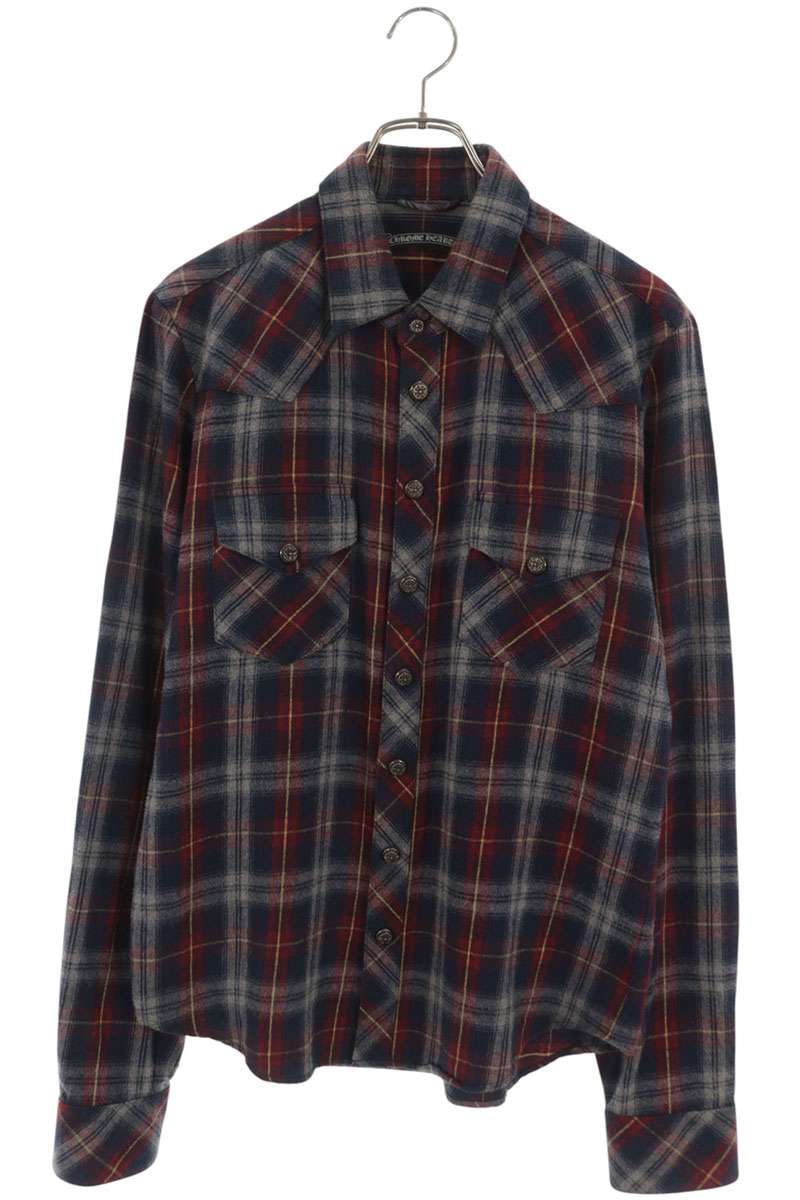 Chrome Hearts FBRC WESTERN Sleeve Cross Shirt Multi Size S