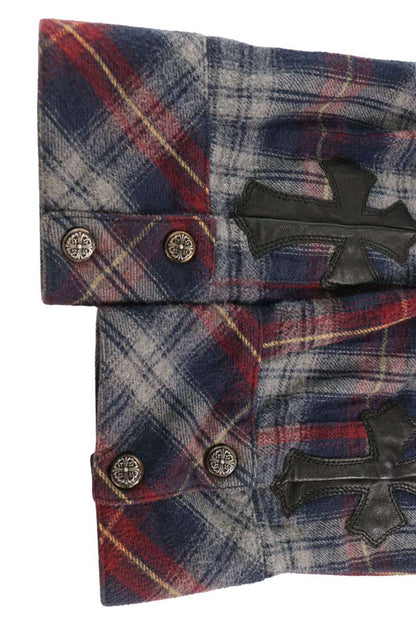 Chrome Hearts FBRC WESTERN Sleeve Cross Shirt Multi Size S