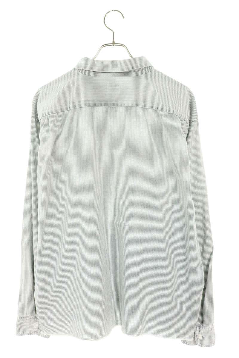 SAINT MICHAEL 26SS Hickory Stripe Light Blue/White Size L