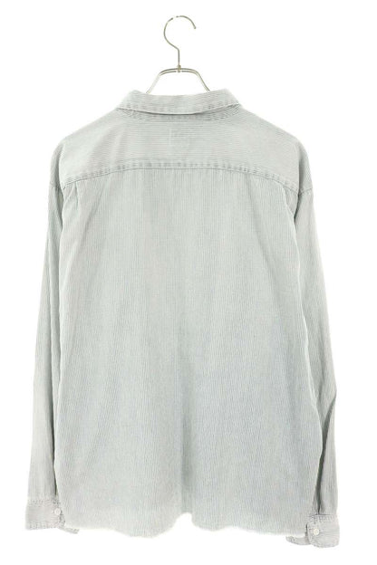 SAINT MICHAEL 26SS Hickory Stripe Light Blue/White Size L