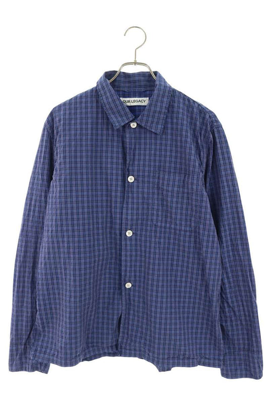 OUR LEGACY 25SS Check Box Shirt Size 44