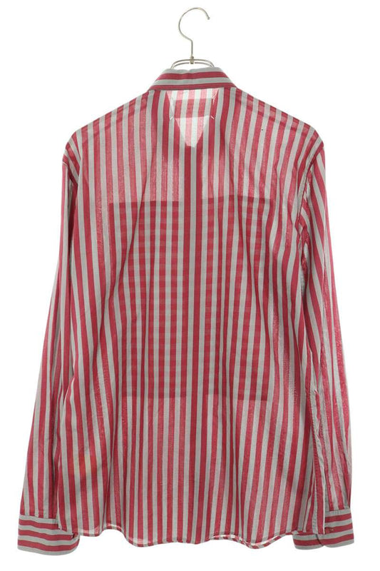 Maison Martin Margiela Striped Long Shirt Grey Size 48