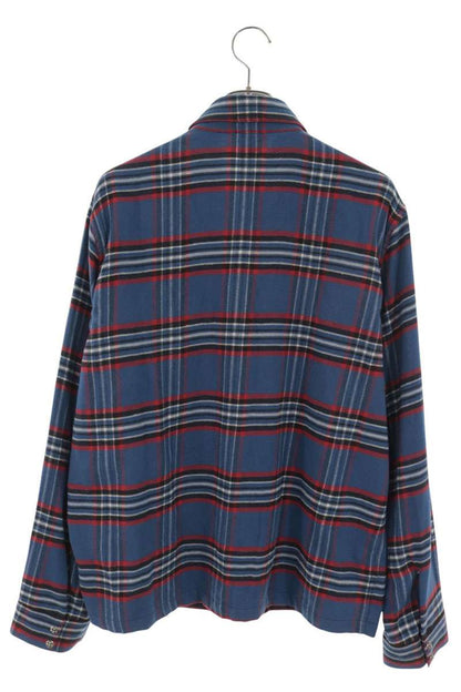 Chrome Hearts WORK DOG Cross Button Check Shirt Size L