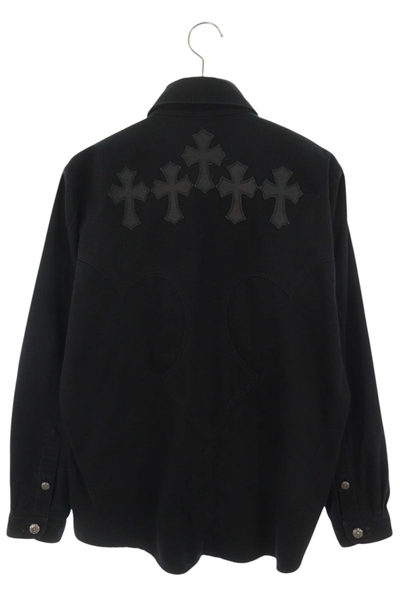 Chrome Hearts Back Flare Knee Cross Coverall Shirt Size M