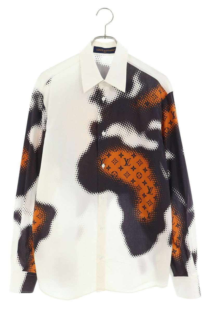LOUISVUITTON 24SS Monogram Gradient Long Sleeve Shirt Size S