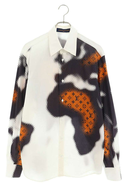 LOUISVUITTON 24SS Monogram Gradient Long Sleeve Shirt Size S
