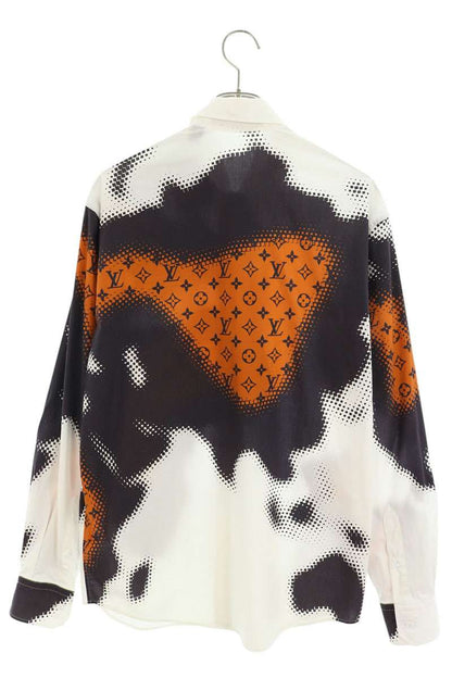 LOUISVUITTON 24SS Monogram Gradient Long Sleeve Shirt Size S