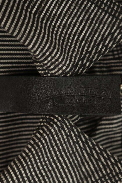 Chrome Hearts BS Fleur Patch Hickory Denim Shirt L Size L