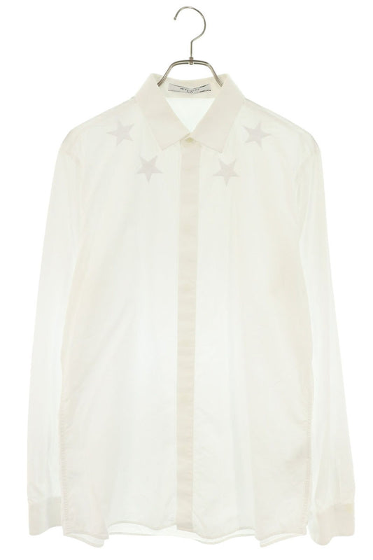 GIVENCHY Star Logo Shirt White Size 41