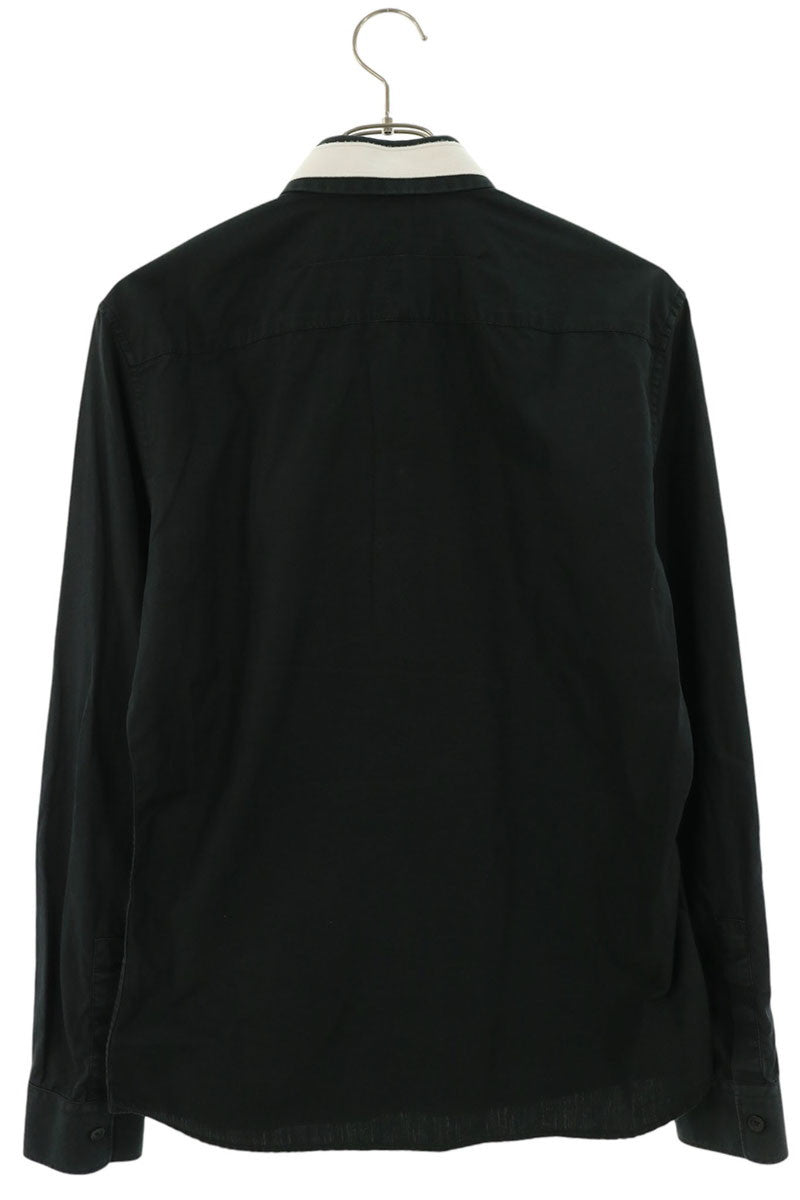 GIVENCHY Star Embroidered Shirt Black Size 39