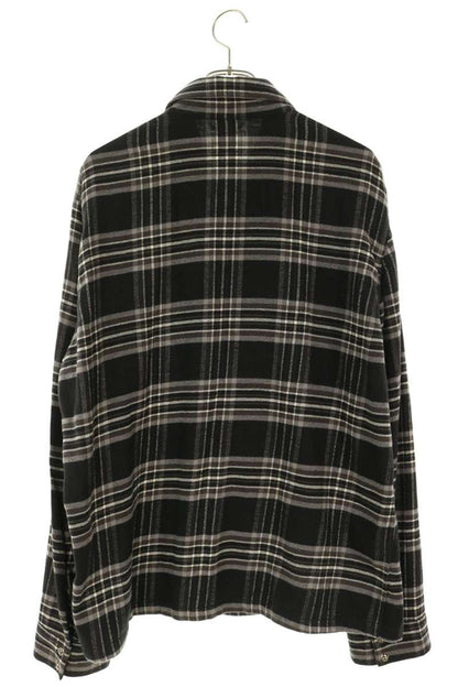 Chrome Hearts WORK DOG Check Flannel Sleeve Shirt Size L