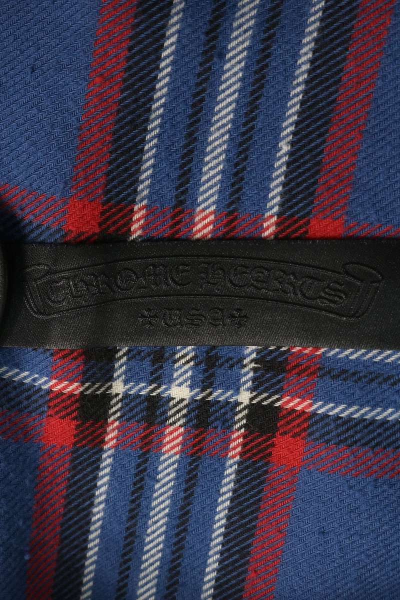 Chrome Hearts WORK DOG Cross Button Shirt Multi Size XL