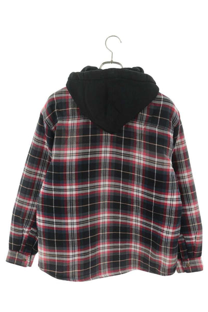 SUPREME 25AW Dickies Lined Zip Hooded Flannel Shirt Size S