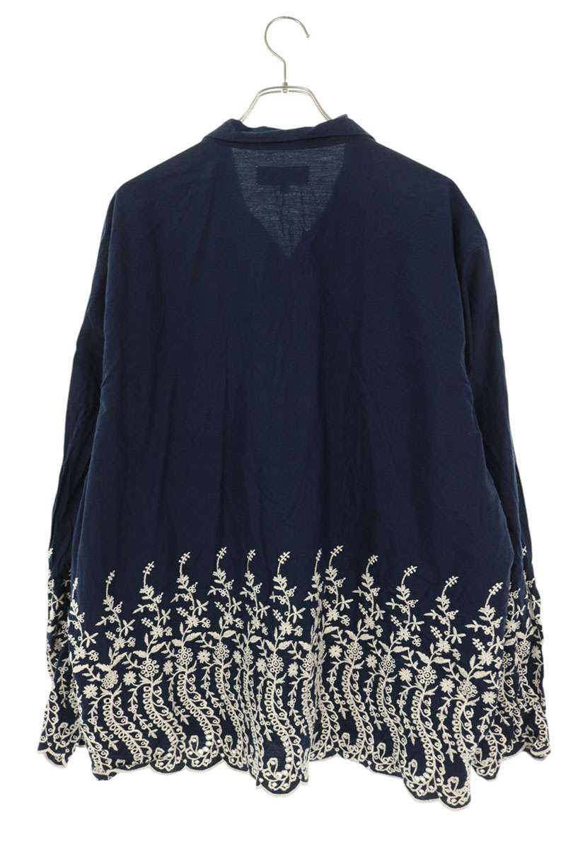 KITH 24SS Adonis Camp Collar Embroidered Shirt Size XL