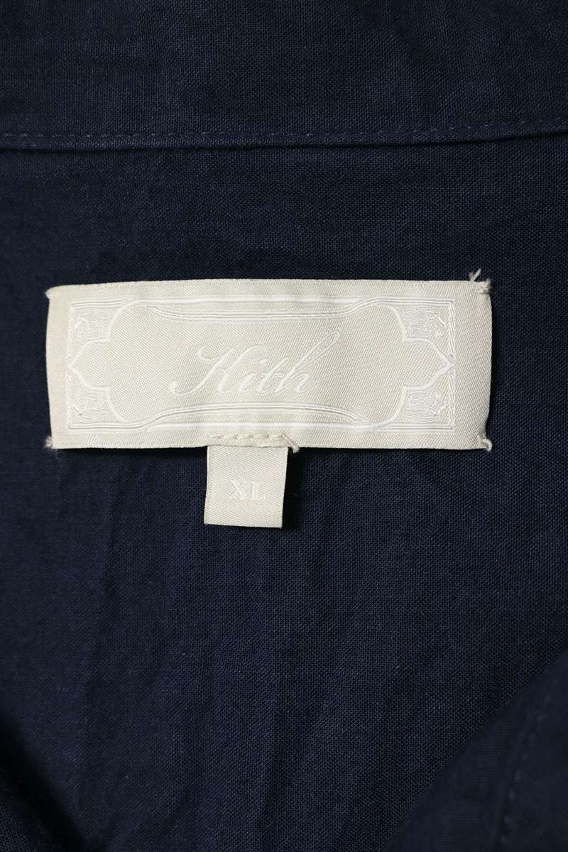 KITH 24SS Adonis Camp Collar Embroidered Shirt Size XL