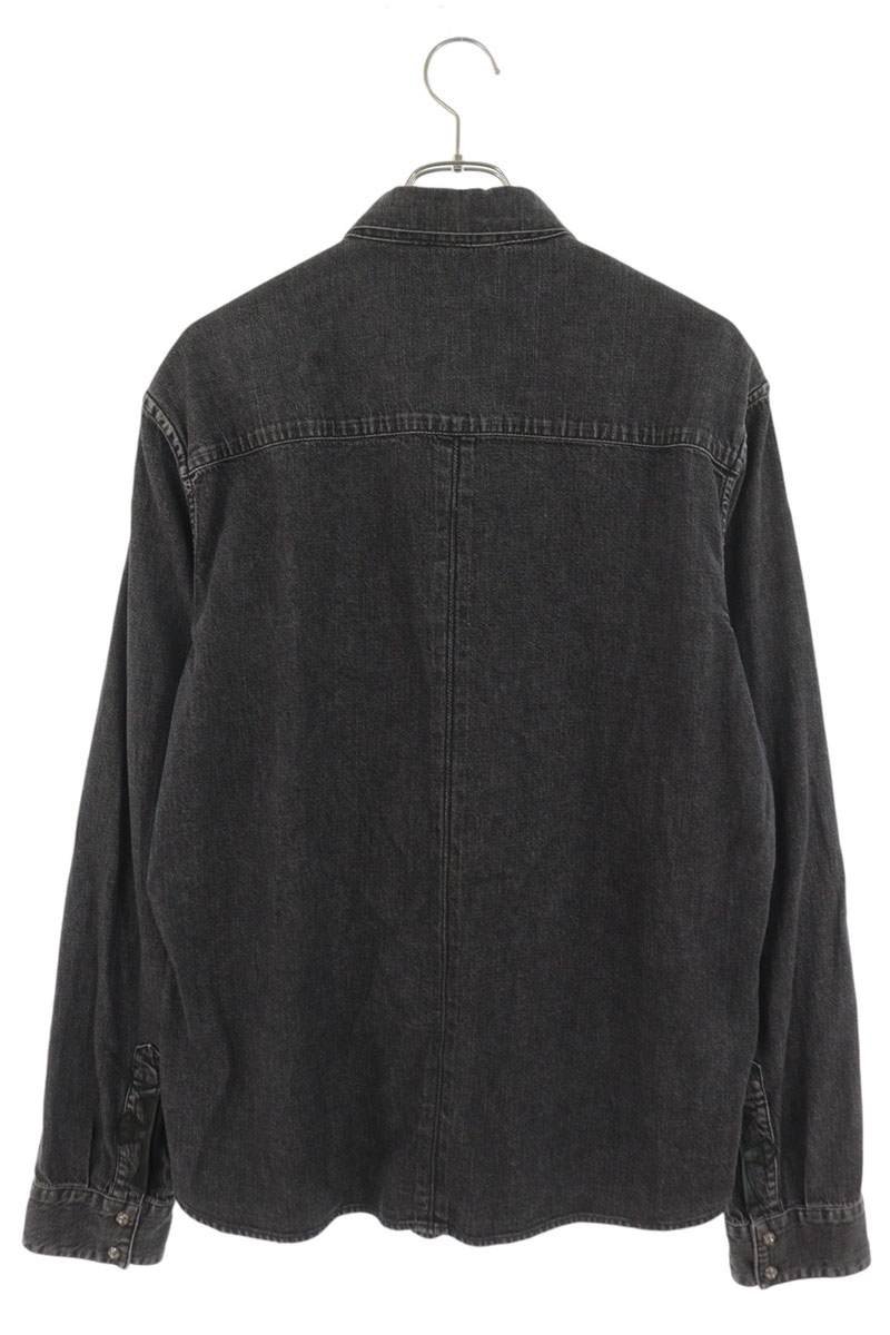 Chrome Hearts LOOSEENDS Long Sleeve Cross Patch Shirt Black Size XL