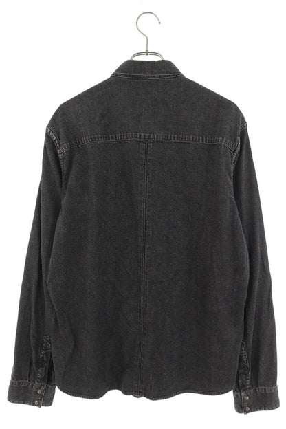 Chrome Hearts LOOSEENDS Long Sleeve Cross Patch Shirt Black Size XL