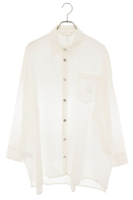 Chrome Hearts MAHAL KITA Oversized Long White L Shirt Size L