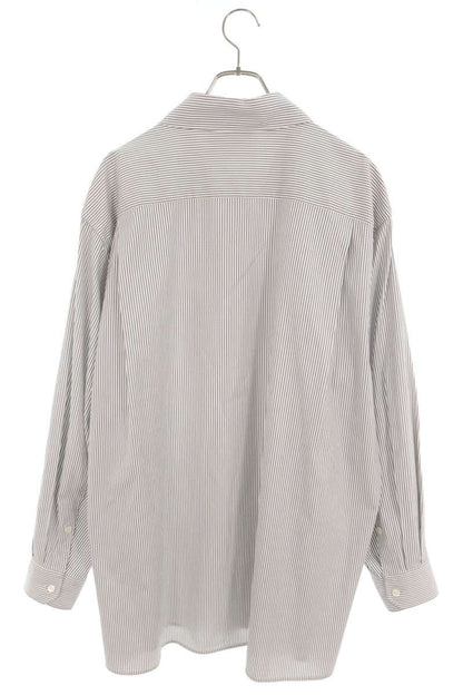 HED MAYNER Oversized Stripe Long Sleeve Shirt Size S