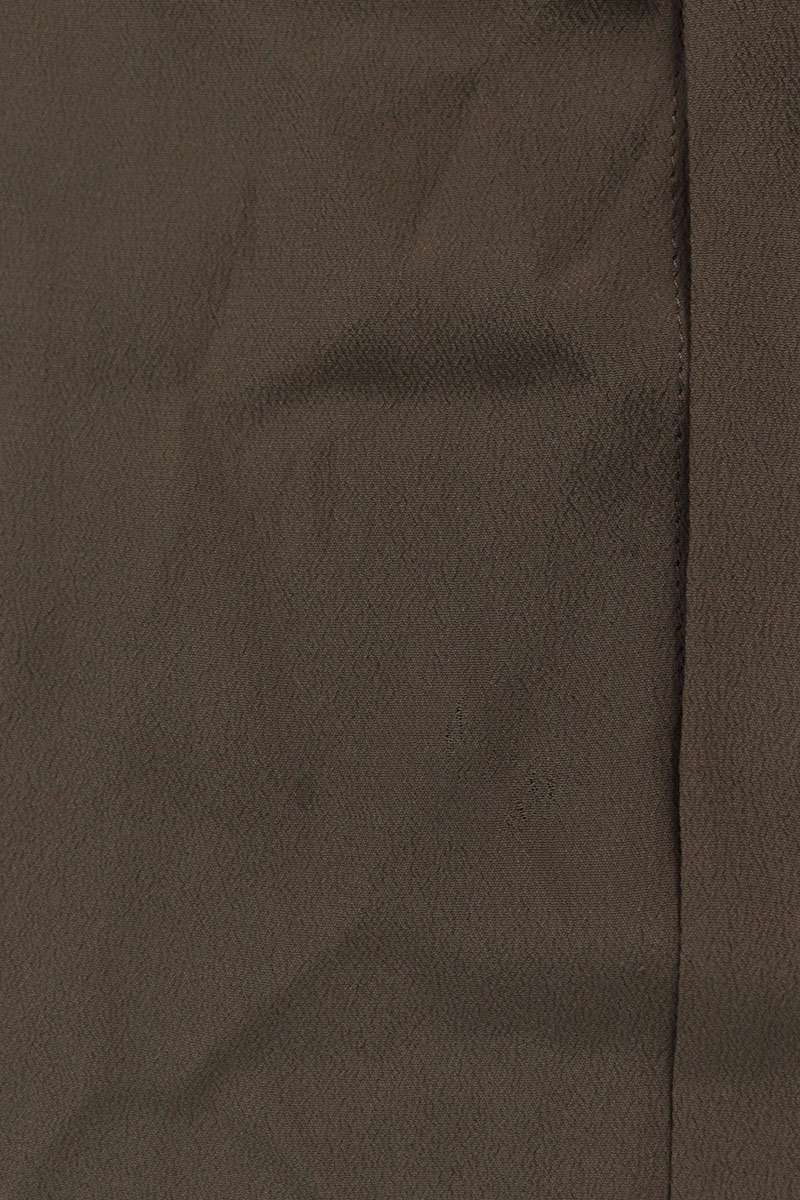 Rick Owens RU20S7287-CC Larry Long Sleeve Shirt Brown Size 46