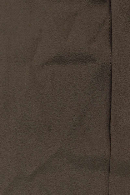 Rick Owens RU20S7287-CC Larry Long Sleeve Shirt Brown Size 46