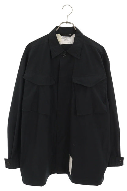 N.HOOLYWOOD Combat Long Sleeve Shirt Black Size XXL