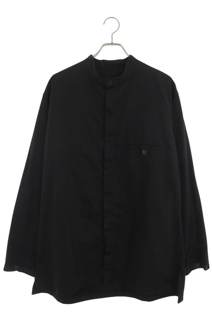 Y-3 Nylon Twill Long Sleeve Shirt Black Size M