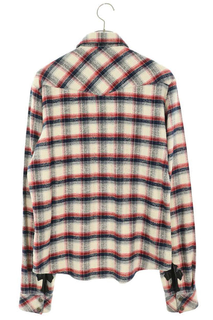 Chrome Hearts Cross Patch Western Check Shirt Size SM