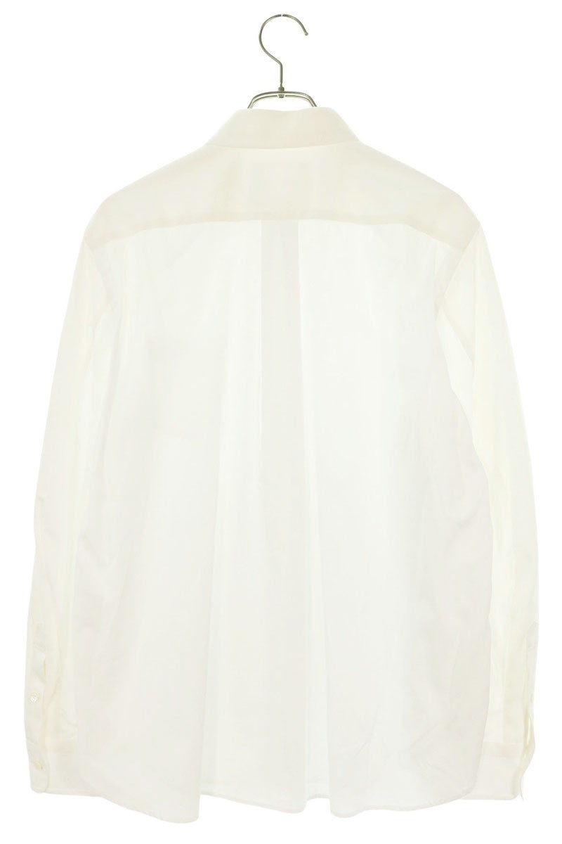 Sacai 26SS Mixed Material Poplin Shirt White Size 1