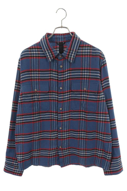 Chrome Hearts WORK DOG Cross Button Shirt Multi Size L