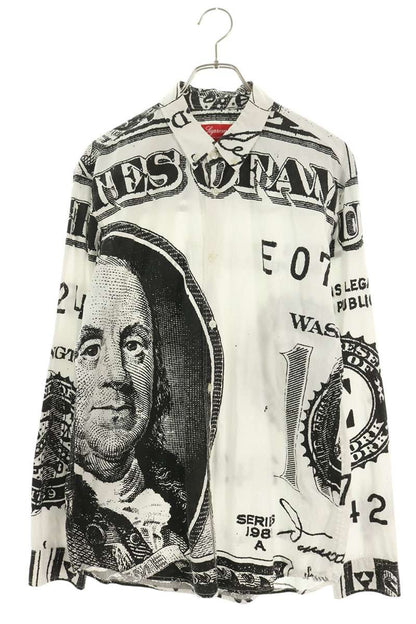 SUPREME 13AW Franklin Cotton Long Sleeve Shirt Multi Size L