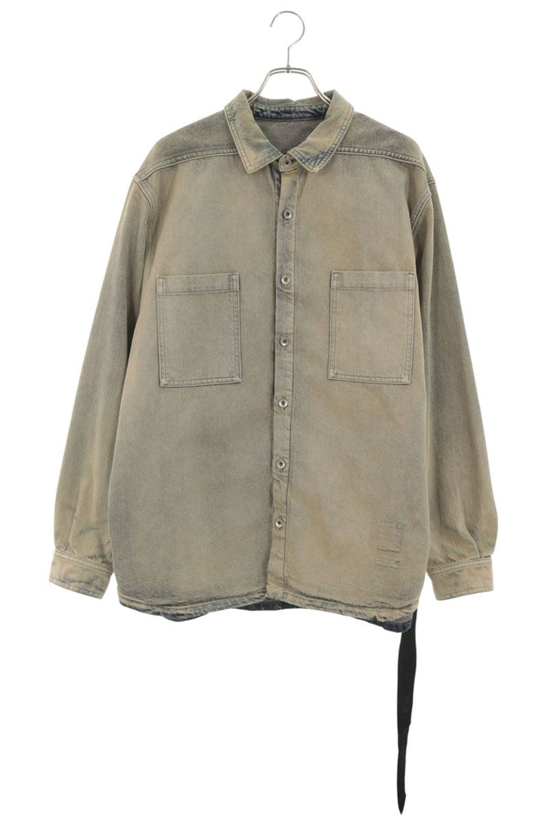 DRKSHDW 25AW JUMBO OUTERSHIRT Cotton Indigo Shirt Size M