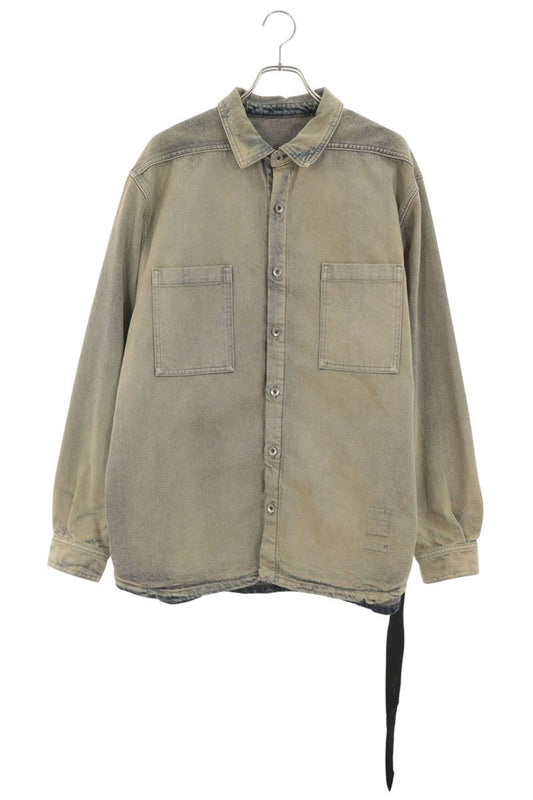 DRKSHDW 25AW JUMBO OUTERSHIRT Cotton Indigo Shirt Size M