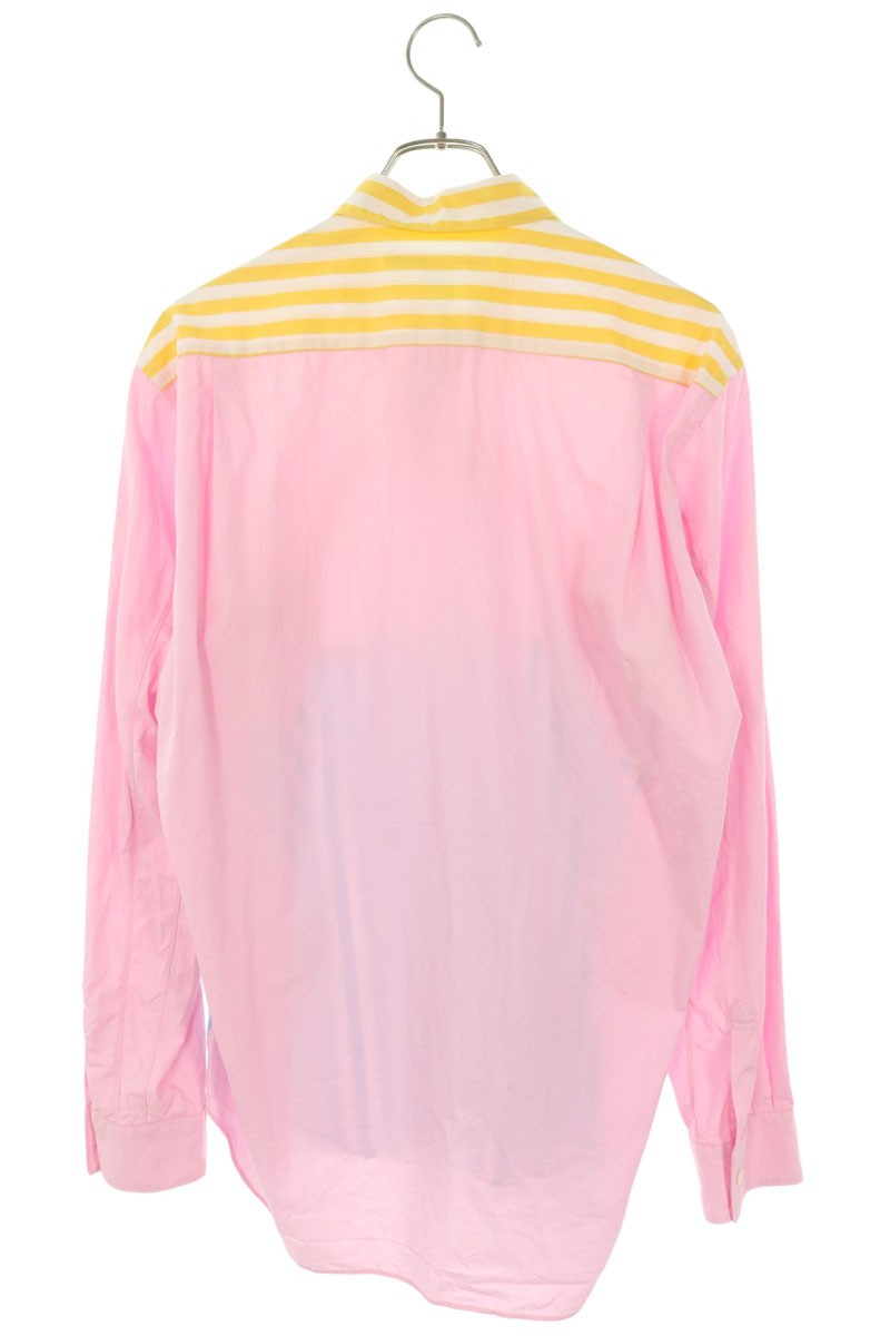 COMME des GARCONS SHIRT Stripe Gathered Shirt Multi Size M