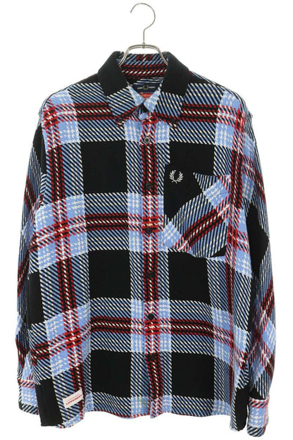 FRED PERRY x CHARLES JEFFREY LOVERBOY Plaid Long Shirt Multi Size S