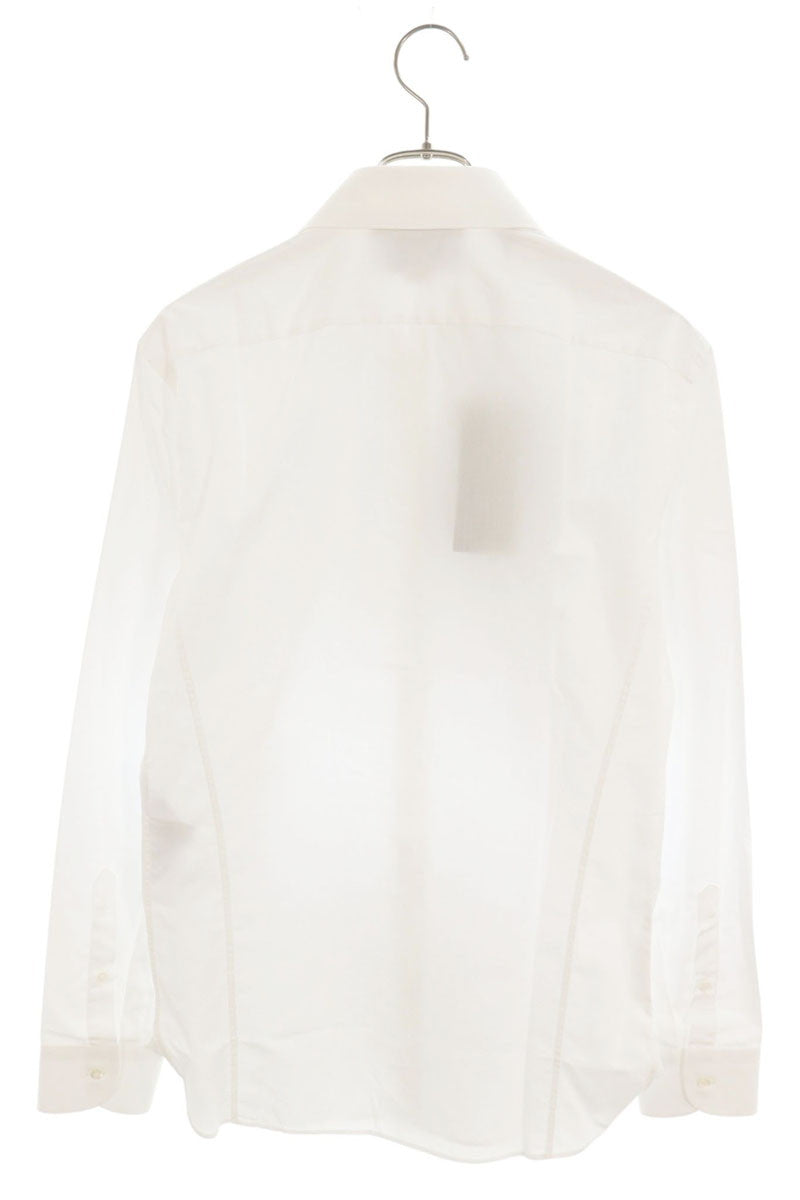 GUCCI ZAJOL GG Logo Long Sleeve Shirt White Size 39