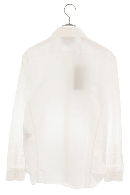 GUCCI ZAJOL GG Logo Long Sleeve Shirt White Size 39