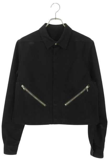 Rick Owens 26SS Tour Alice Zip Long Shirt Black Size 46