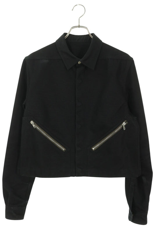 Rick Owens 26SS Tour Alice Zip Long Shirt Black Size 46