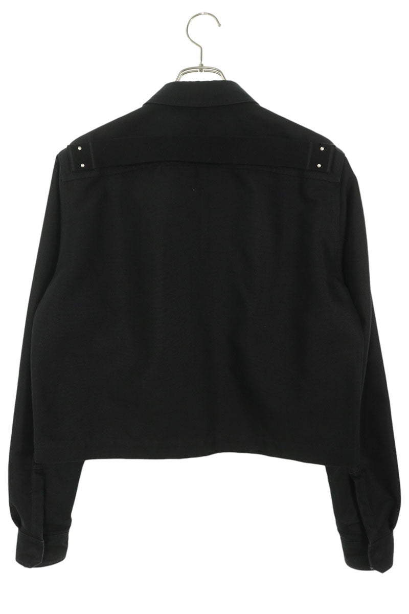 Rick Owens 26SS Tour Alice Zip Long Shirt Black Size 46