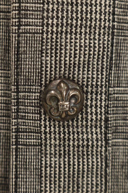 Chrome Hearts BS Fleur Patch Hickory Denim Shirt Size M