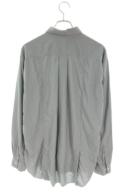 COMME des GARCONS HOMME DEUX Polyester Long Sleeve Shirt Gray Size L